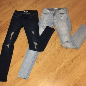 PAC sun bullhead SZ 0 distressed jeans bundle!